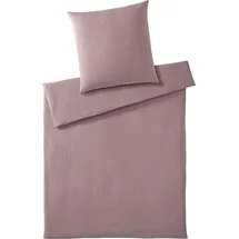 ELEGANTE Musselin Bettwäsche Smooth Kissenbezug einzeln 40x40 cm | blush - lila;pink