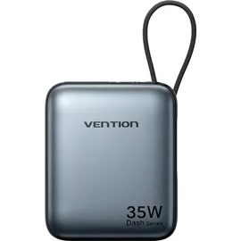 Vention 10000mAh 35W Gray Powerbank, Grau
