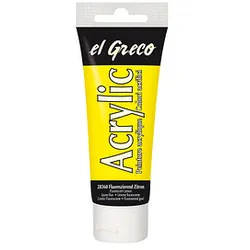 KREUL el Greco Acrylfarbe neongelb 75,0 ml