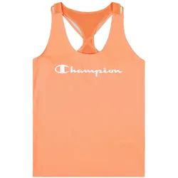 Champion Top Körpernahes Sport-Bustier mit Ringerrücken und Printlogo-Schriftzug