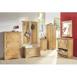 Home Affaire Garderobenpaneel Rustic 2 Stück Kiefer Beige