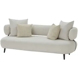 Sofa.de Megasofa Flachgewebe 3-Sitzer Weiß