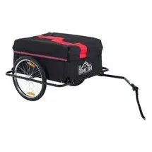 Homcom CargoTrailer schwarz