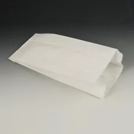 Papstar 1000 Papierfaltenbeutel, Cellulose, gefädelt 35 x 13 x 7 cm weiss Füllinhalt 2 kg