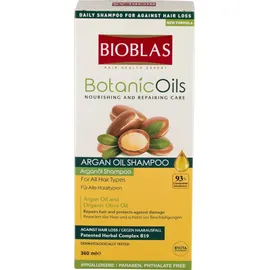 BIOBLAS Botanic Oils 360ml Haarausfall Argan Öl Shampoo