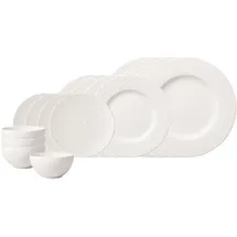 Villeroy & Boch Manufacture Rock Starter-Set 16-tlg. weiß