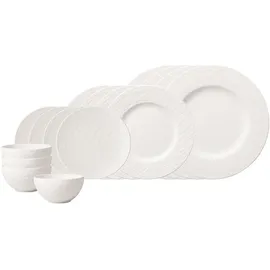 Villeroy & Boch Manufacture Rock Starter-Set 16-tlg. weiß