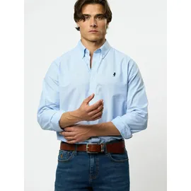 MCS Langarmhemd Blau M