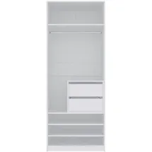 marmex möbel Garderobenschrank TRES 14B Weiß