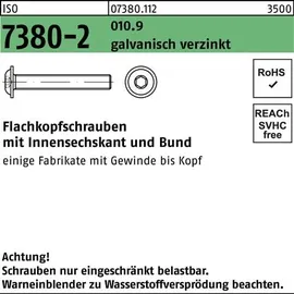 F. REYHER Nchfg. GmbH & Co. KG Flachkopfschraube ISO 7380-2 M5 x 6 500 Stück