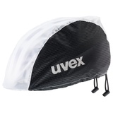 Uvex rain cap bike - wind- & wasserabweisend - flexible Passform - black white - L/XL