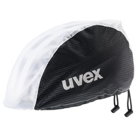 Uvex rain cap bike - wind- & wasserabweisend - flexible Passform - black white L/XL