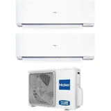 Haier - Dual Split Inverter-Klimagerät Serie expert 9+12 mit 2U40S2SM1FA R-32 Wi-Fi Integrated 9000+12000