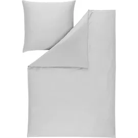 Estella Valetta Unifarben Grau 135 x 200 cm + 80 x 80 cm