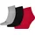 Plain 3P 3er Pack Schwarz/Grau/Rot 39-42