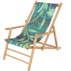 Outdoor Liegestuhl Maxx Bezug arjuna leaf