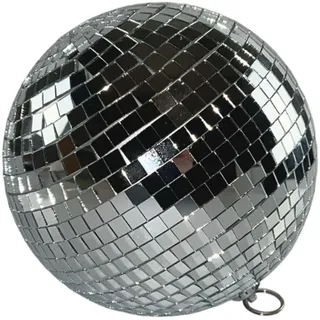 7even Spiegelkugel 15 cm – Hochwertige Discokugel mit Echtglasfacetten für Party- und Dekorationszwecke - Mirrorball