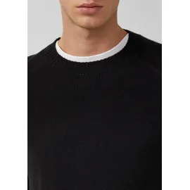 s.Oliver Strickpullover aus reiner Lammwolle - schwarz - XL