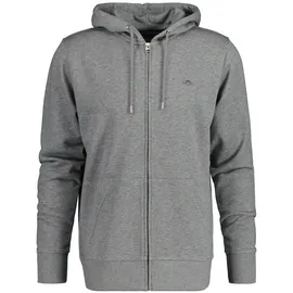 GANT REG Shield Full Zip Hoodie Herren Grau 4XL