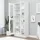 vidaXL Vitrinenschrank 82,5 x 30,5 x 185,5 cm Weiß