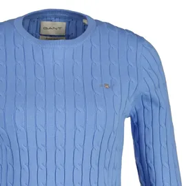 GANT Stretch Cotton Cable C-Neck Blau S