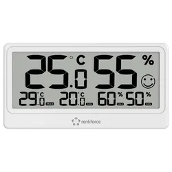 Renkforce RF-6416470 Thermo-/Hygrometer Weiß