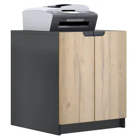 Vladon Logan Aktenschrank 51 x 60,5 x 54 cm braun