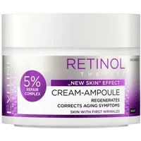 Eveline Cosmetics Retinol Therapy Ampullen-Creme, Anti-Falten Gesichtscreme, Strafft und