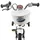 vidaXL Kinderfahrrad 14 Zoll weiß