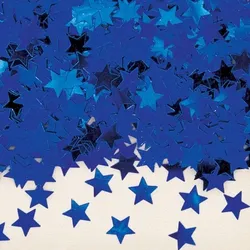 Konfetti Stern blau