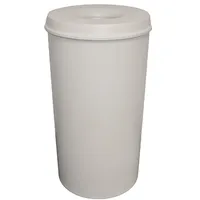 Proregal Selbstlöschender Papierkorb 50 l Grau