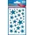Avery Zweckform Weihnachtssticker Sterne blau 38 Stück