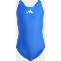 adidas Solid Small Logo Badeanzug Blau 104