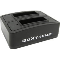easyPIX GoXtreme Akku-Ladegerät für Rally,Endurance,Enduro u.Discov. (Ladegerät), Kamera Stromversorgung, Schwarz