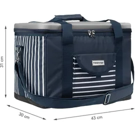 anndora nndora Kühltasche 40 l Blau/Weiß