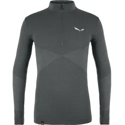 Salewa Zebru MED Warm AMR M 1/2Z Tee onyx (0870) 54/2X