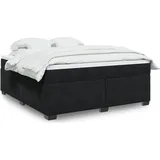 vidaXL Boxspringbett 180 x 200 cm Schwarz
