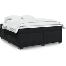 vidaXL Boxspringbett 180 x 200 cm Schwarz