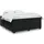 vidaXL Boxspringbett 180 x 200 cm Schwarz