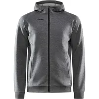 Craft Core Soul Full Zip Hood Herren Dk Grey Melange XL