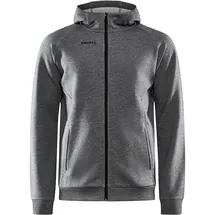 Craft Core Soul Full Zip Hood Herren Dk Grey Melange XL