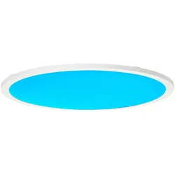Brilliant LED Panel Abie 38W CCT+DIM+RGB Ø60cm mit Fernbedienung