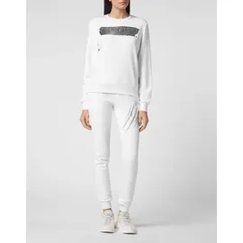 Plein Sport Sweatshirt Sweatshirt Grau/Weiß S