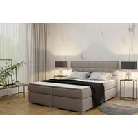 Fun Möbel Boxspringbett Rita 100 x 200 cm Stoff