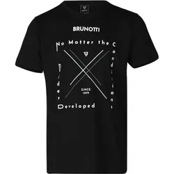 BRUNOTTI Herren Shirt Jahn-Logotypo Men T-shirt, Black, L