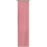 Wirth Schiebegardine Sunday (1 St), Paneelwagen, halbtransparent, Jacquard, Mit Zubehör rot 60 cm x 145 cm