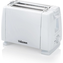 Tristar Br-1009 Toaster, 650 W, Metall, 2 Steckplätze, Weiß [Energieeffizienzklasse A], Toaster, Weiss