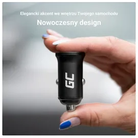 Green Cell Powerride Nano36 Autoladegerät - schwarz