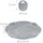 Relaxdays Teelichthalter Set Mit Dekotablett Glas Grau/Mehrfarbig