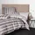 JANINE Interlock Jersey Gestreift Braun 40 x 40 cm